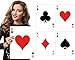 MotiMind 12 Pcs Jumbo Playing Cards 158 x 126 Inches Large Print Giant Thick Poker Card for Casino Theme Party Decorations Birthday Game Night Party Decor A - Image 2
