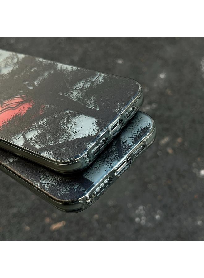 S-TOP Case For iPhone 14 Pro Colored Silver Plating Sunset Phone Case - Image 3