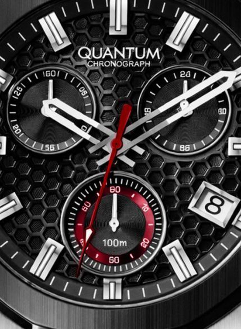 Quantum ساعة أنالوج سيليكون للرجال HNG1230.351 - 44 مم - Image 2
