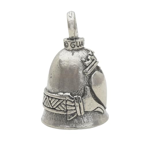 Guardian Bell Claddagh Good Luck Bell w/Keyring & Black Velvet Gift Bag | Motorcycle Bell | Lead-Free Pewter | Made in USA - Image 2