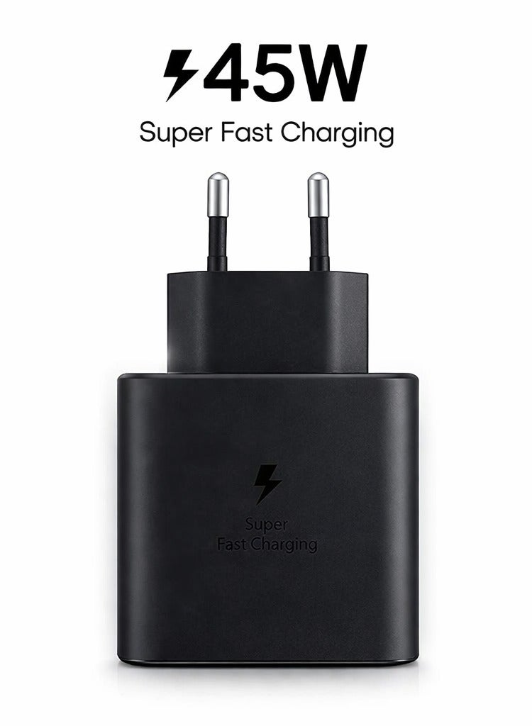 45W Super Fast Charging Wall Charger Type-C – Compatible with Samsung Devices – USB-C Fast Charger Adapter - Image 1