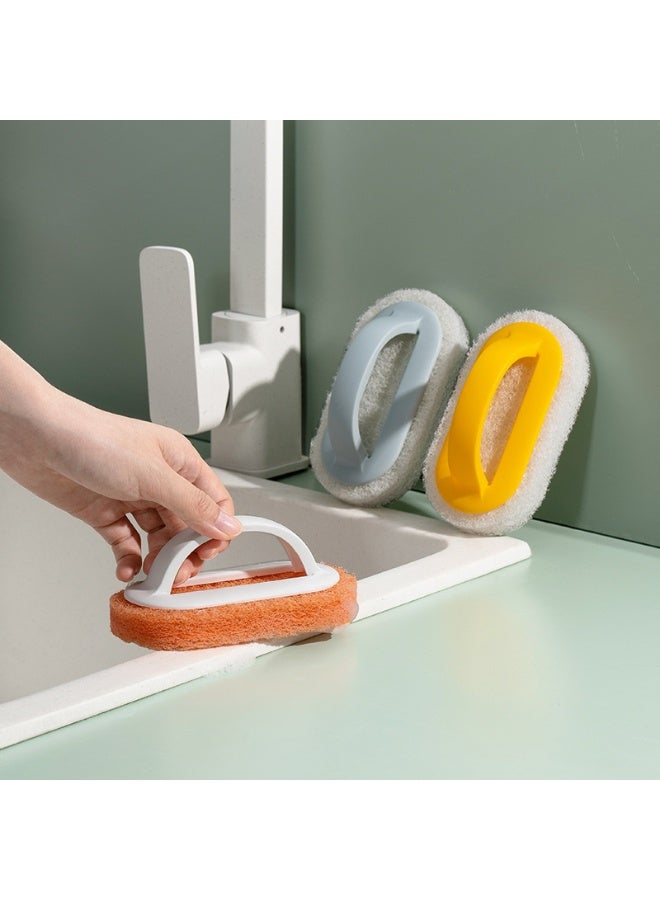 هومستر تنظيف متعدد الأغراض فرشاة حوض الاستحمام والبلاطة فرشاة المطبخ وعاء وصحن فرشاة فرشاة ألياف فرشاة لا خدش فرشاة مقبض من قطعة واحدة تصميم مصمم للماء -قفل وإزالة البقع في الاستخدام متعدد الأسطح - Image 1