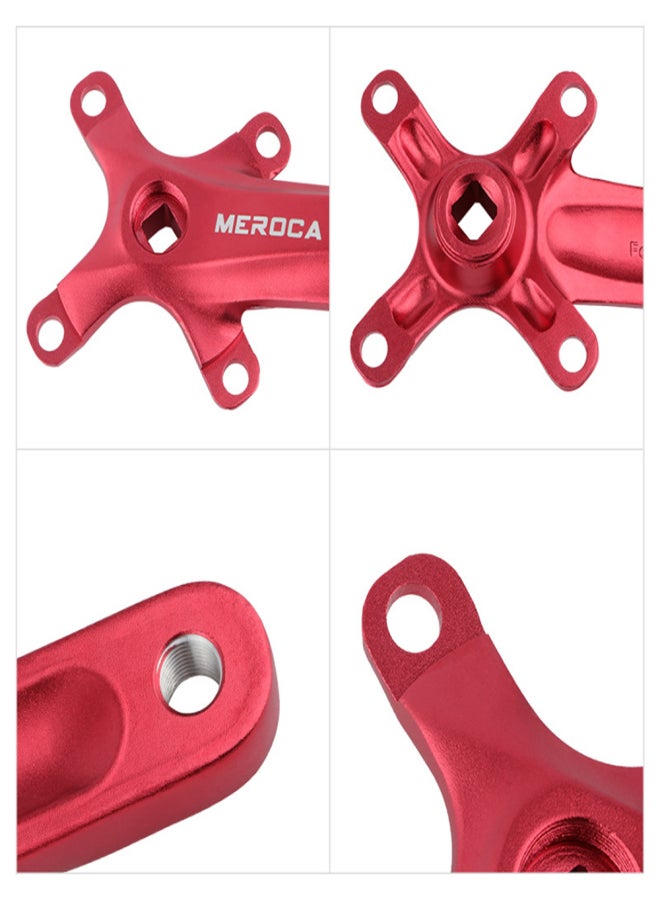 MEROCA Mountain Bike Right Left Square Crank Arms Single Crank Ring Set 170MM 104 BCD Aluminum Alloy  Bike Crankset for 8/9/10/11 Speed - Image 4