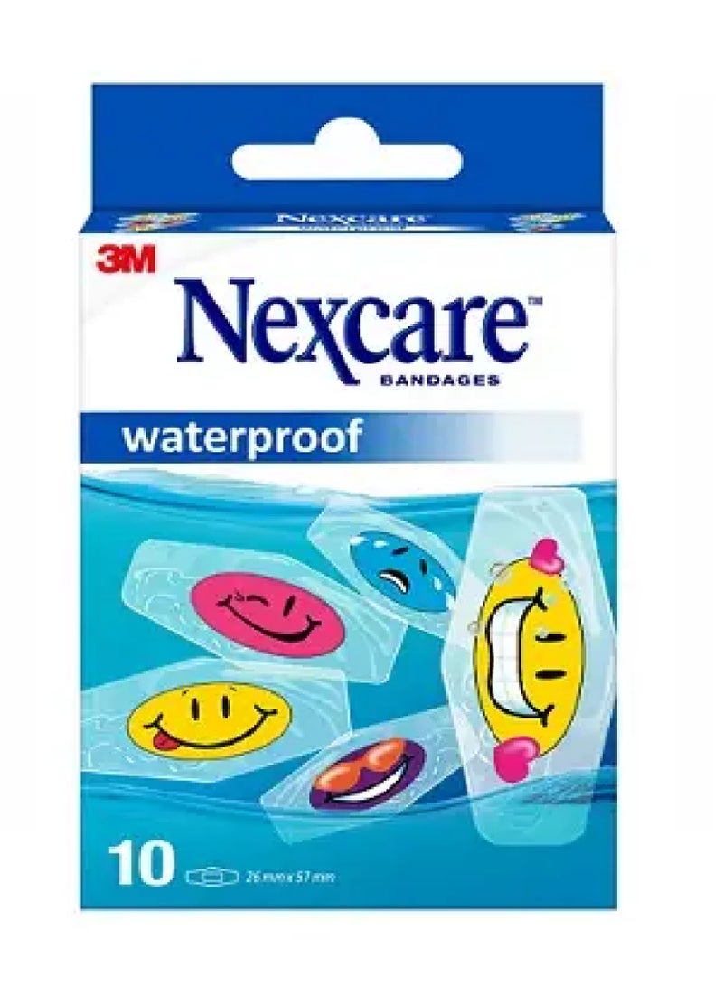3M Nexcare Waterproof Emoji 10'S