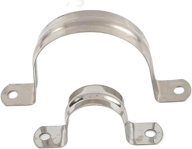 Stainless Steel Conduit Clamps 100pcs U Shaped Saddle Pipe Clamp Size 201 M16 - Image 4