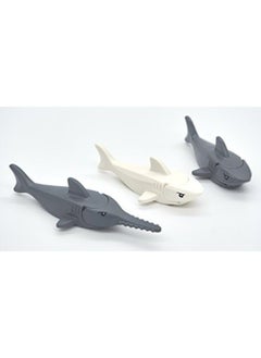 LEGO Shark and Sawfish Combo Pack with Gills and Printed Eyes