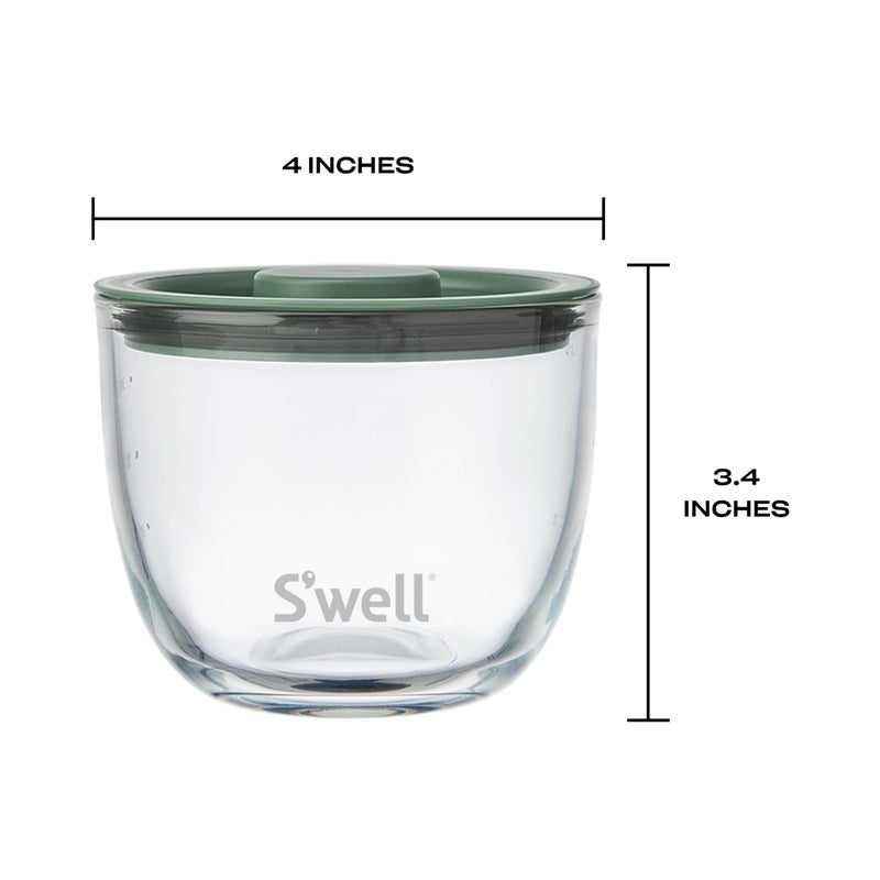 S'well 12oz Glass Prep Bowl Set of 4 For Easy Meal Prep, Vintage Pastels, Made From Durable Tempered Glass, Nests Inside 21.5oz - Image 3