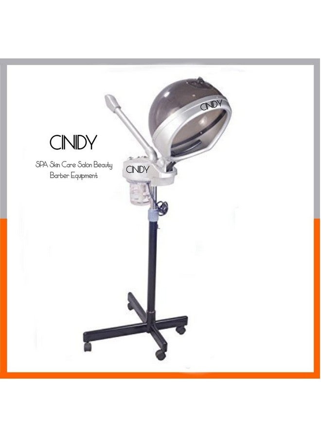 CINIDY 2-in-1 Facial Steamer and Hair Steamer Face Sauna Humidifier Hot Mist Moisturizing for SPA Skin Care Salon Beauty Barber Equipmentss (Black+) - Image 3