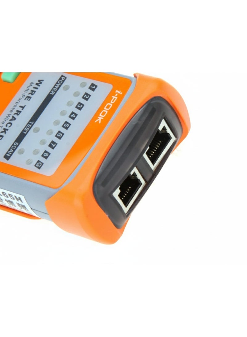 i POOK PK65H Professional Multifunction Digital Wire Tracker Set for Cable Tracing Line Testing and Network Maintenance Complete Kit with Sender Receiver Test Leads and User Manual - Image 4