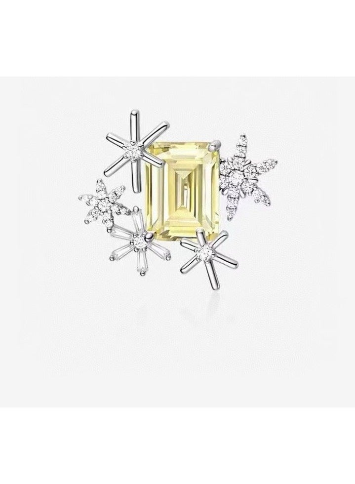 HEFANG Advanced Personalized Snowflake Shaped Brooch  - Image 2