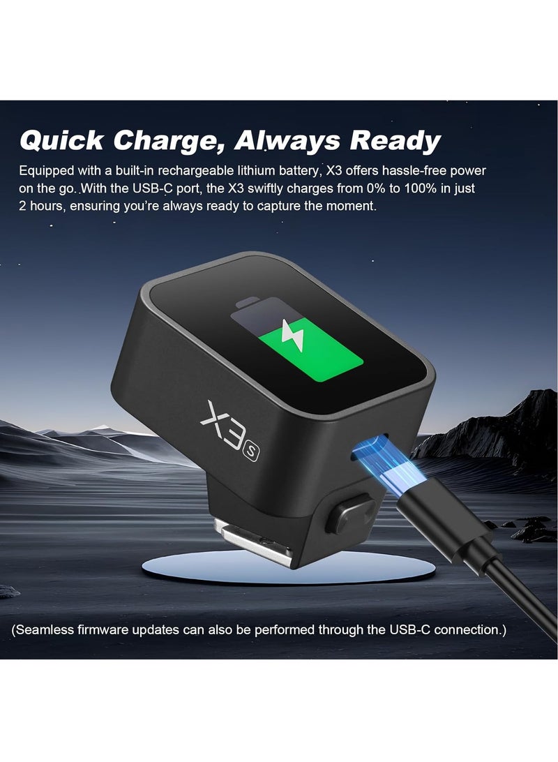 Godox X3-C TTL Wireless Flash Trigger Compatible for Canon Camera, OLED Touchscreen Flash Transmitter,Built-in Lithium Battery+Quick Charge(Upgrade Version of X2T-C/Xpro-C/XProII-C)  - Image 5