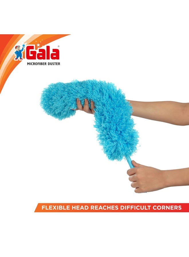 Gala Microfiber Duster, Multipurpose Duster for Home and Car Use, Dust Cleaner for Home Cleaning, Car dust cleaner (Blue) - Image 3