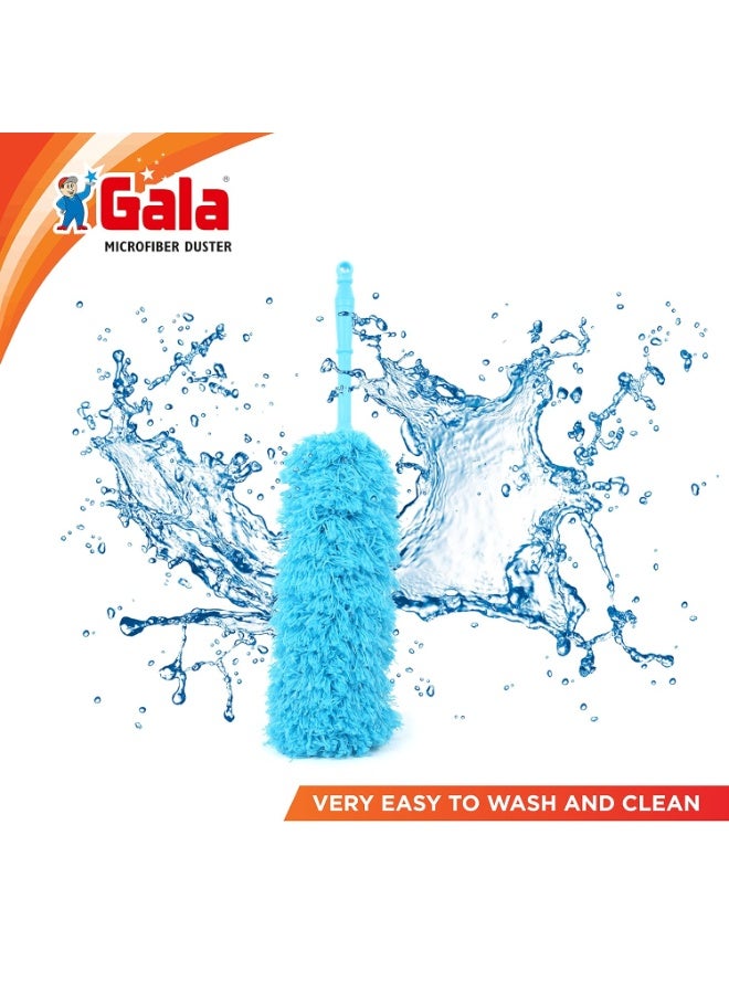 Gala Microfiber Duster, Multipurpose Duster for Home and Car Use, Dust Cleaner for Home Cleaning, Car dust cleaner (Blue) - Image 4