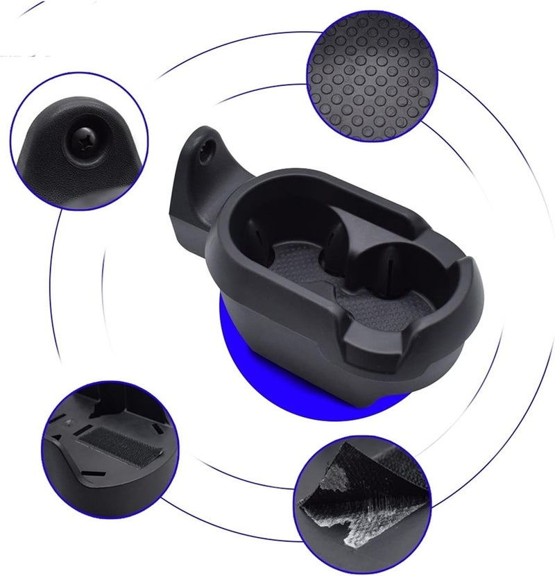 QASULER Coffee Cup Drink Holder for Smart Fortwo 451 - Image 4