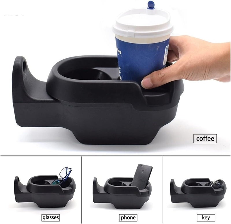 QASULER Coffee Cup Drink Holder for Smart Fortwo 451 - Image 5