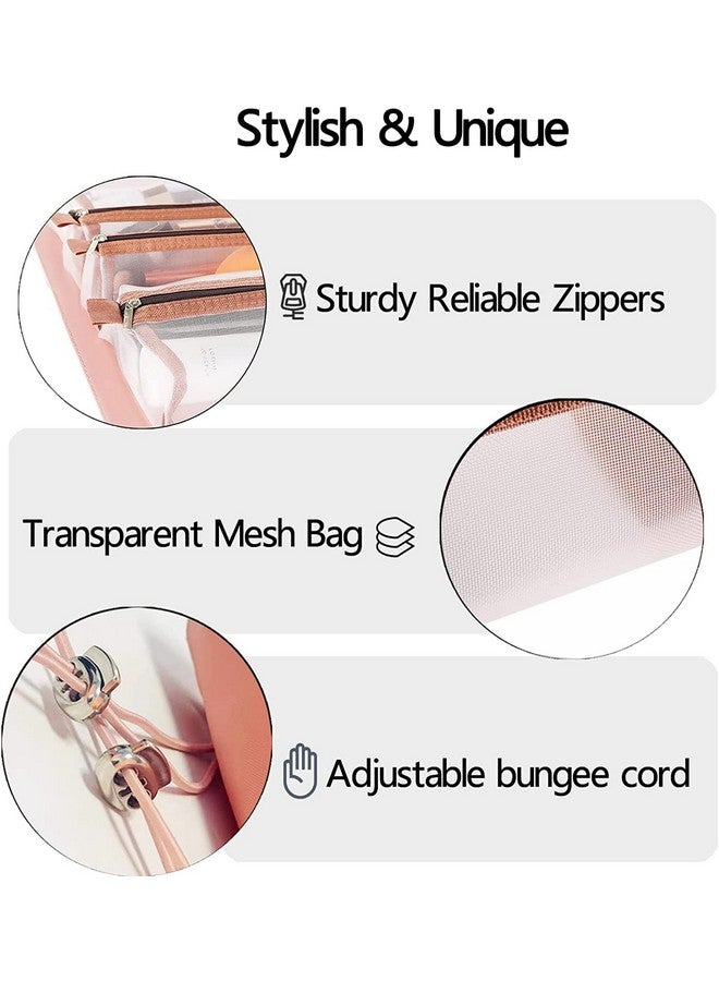 AAGNA Cosmetic Makeup Kit Storage Makeup Pouches for Women, Makeup Bag Makeup Organizer, Foldable Makeup Pouch for Professional Makeup Accessories, Storage Bag for Cosmetics - Image 5