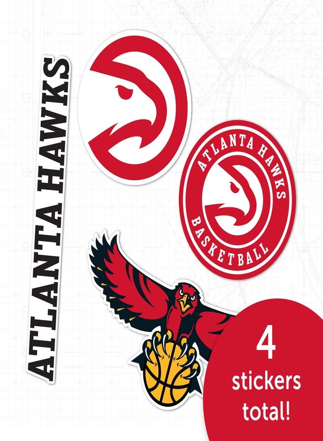 Desert Cactus Atlanta Hawks NBA Officially Licensed Sticker Vinyl Decal Laptop Water Bottle Car Scrapbook (Type 2-4) - Image 4