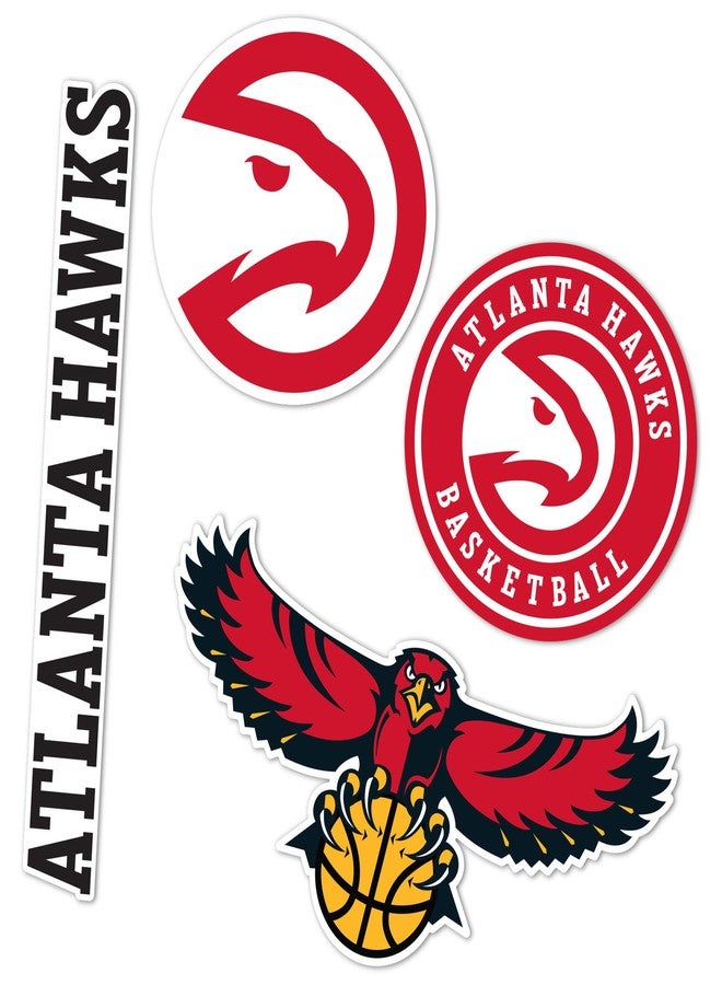 Desert Cactus Atlanta Hawks NBA Officially Licensed Sticker Vinyl Decal Laptop Water Bottle Car Scrapbook (Type 2-4) - Image 1