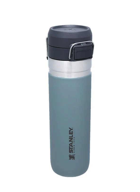 Stanley Stanley Quick Flip Water Bottle 1L / 36OZ Shale â€“ Leakproof | Stainless Steel Water Bottle | Push Button Locking Lid | BPA FREE | Cup Holder Compatible | Dishwasher safe | Lifetime Warranty