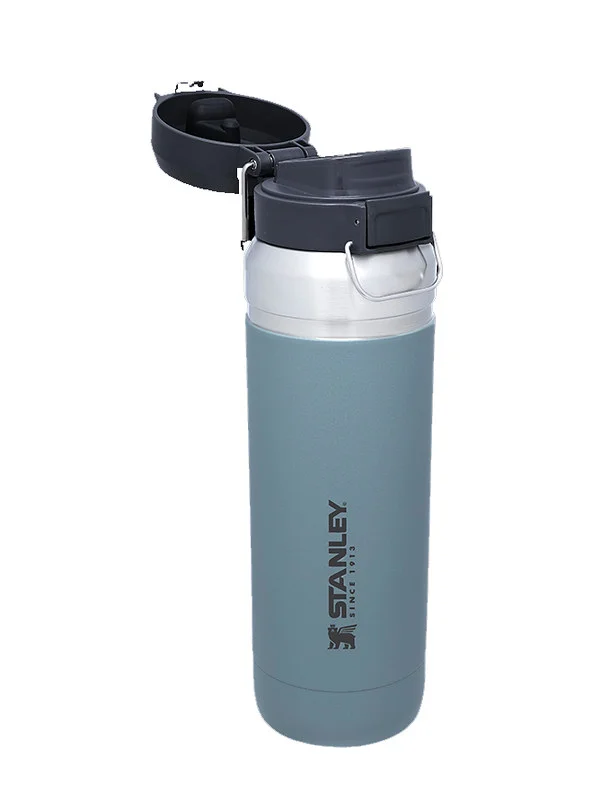 ستانلي Stanley Quick Flip Water Bottle 1L / 36OZ Shale â€“ Leakproof | Stainless Steel Water Bottle | Push Button Locking Lid | BPA FREE | Cup Holder Compatible | Dishwasher safe | Lifetime Warranty