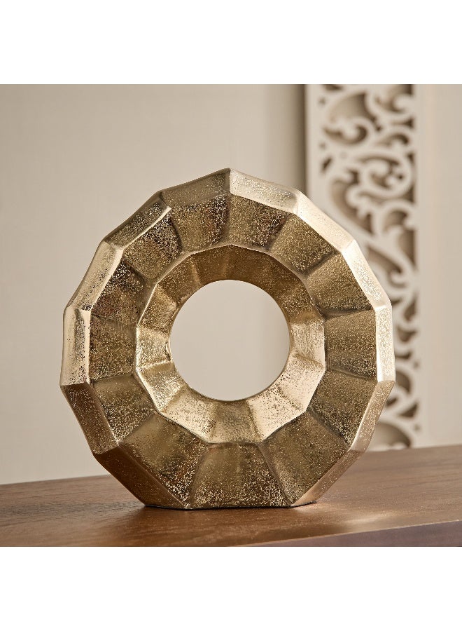 Home Box Arizona Aluminium Table Accent - 24.8x7x28 cm - Image 1