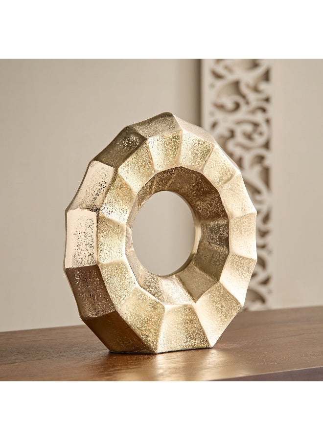 Home Box Arizona Aluminium Table Accent - 24.8x7x28 cm - Image 2
