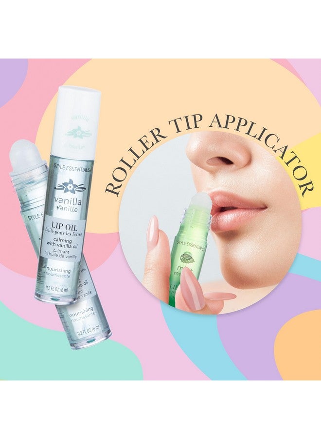 Expressions 7Pc Lip Oil Collection With Essential Oilshydrating Roll On Lip Oils Infused Wnatural Healing Essential Oilsrollerball Lip Oils Vitamin Enriched Lip Glow Oil Set - Image 4