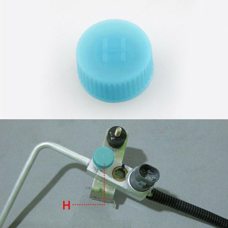 Calsgkspray 2Pcs Blue Replacement Valve Caps,for Car Air Conditioning, Leakproof R134a AC System Charging Port Caps (High and Low Pressure) Valves, Automotive Replacement Air Conditioning Valves,Air Conditioning - Image 5