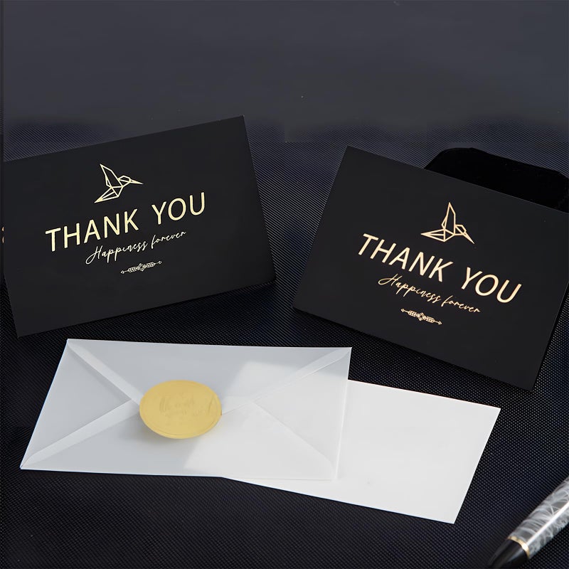 SCORYULE Medium Black Gift Box with Lid, Ribbon, Gift Bag and Greeting Card, 9.4x7x3 Inches, Magnetic Closure, Great for Birthdays, Weddings, Valentine's Day, Christmas Day - Image 5
