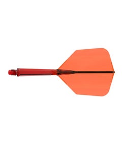 CUESOUL Integrated Dart Shaft And Flight, Big Wing Shape Smooth And Stable Dart Flight, High Wear Resistance Durable Dart Stem With Hexagonal Design For Dart Games, (1pc, Red)  - Image 1
