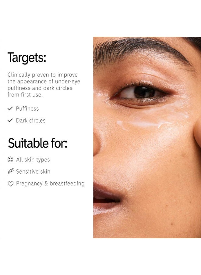 The INKEY List Caffeine Eye Cream, Reduce Eye Puffiness and Dark Circle, Blur Fine Lines, 0.5 fl oz - Image 3