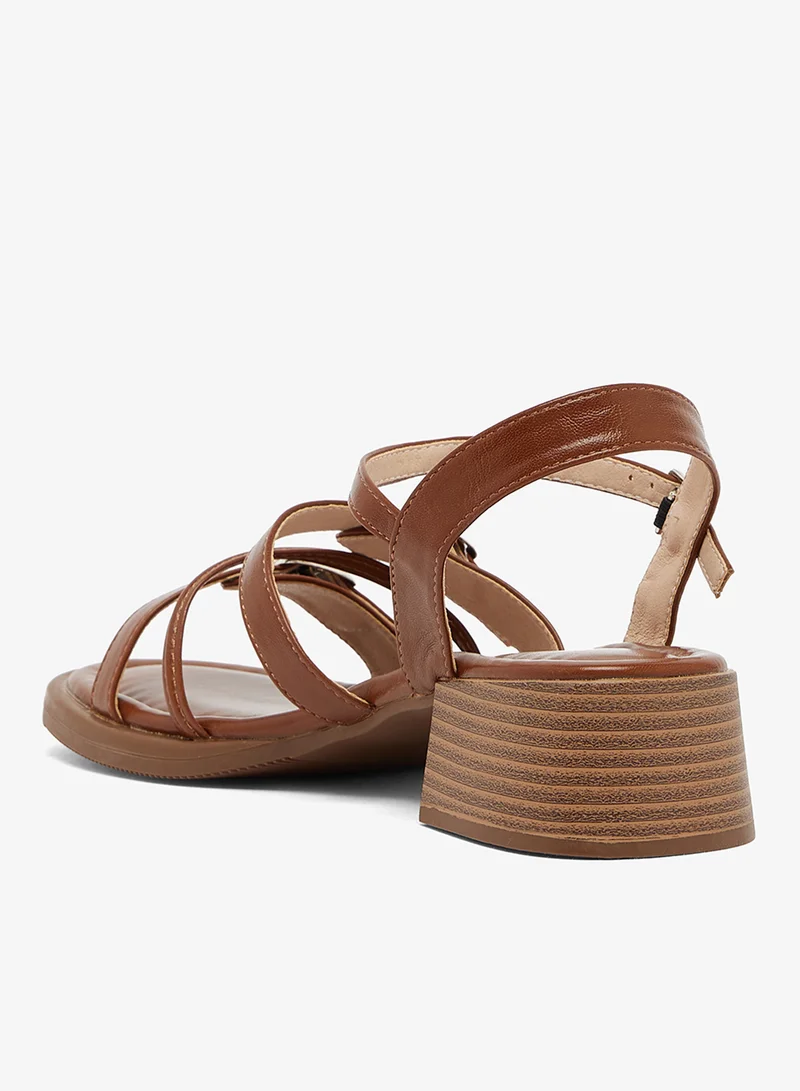 جينجر صنادل بكعب إسفيني