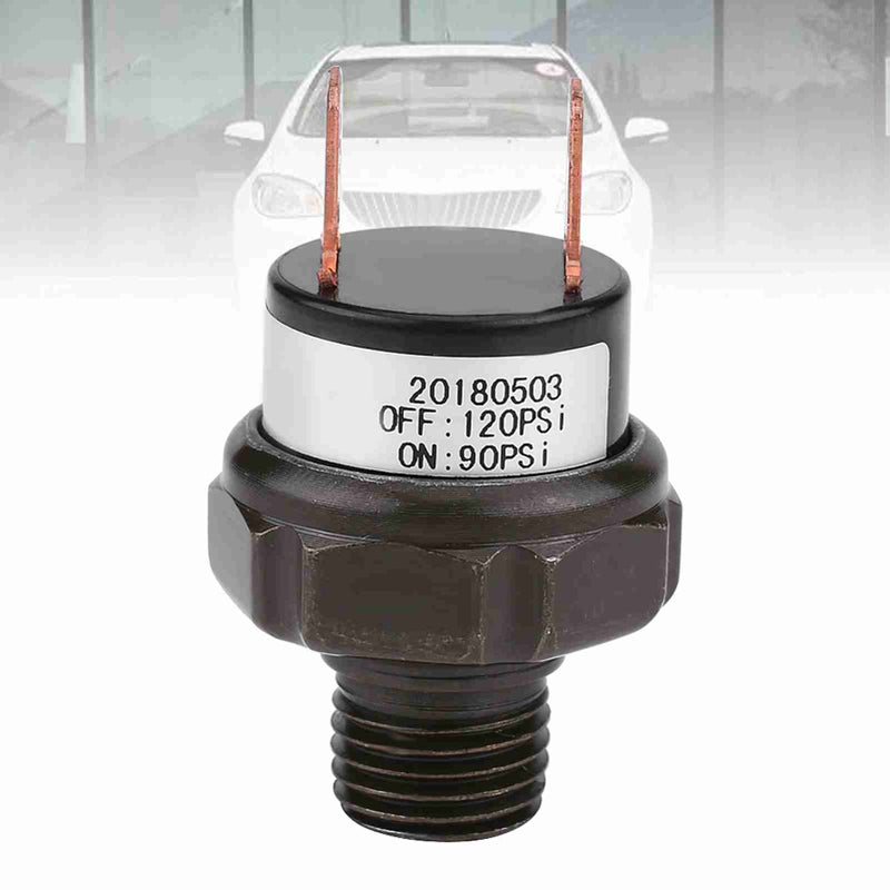 12V Universal Car Automatic Air Compressor Switch Air Pressure Control Switch (90-120PSI) - Image 1