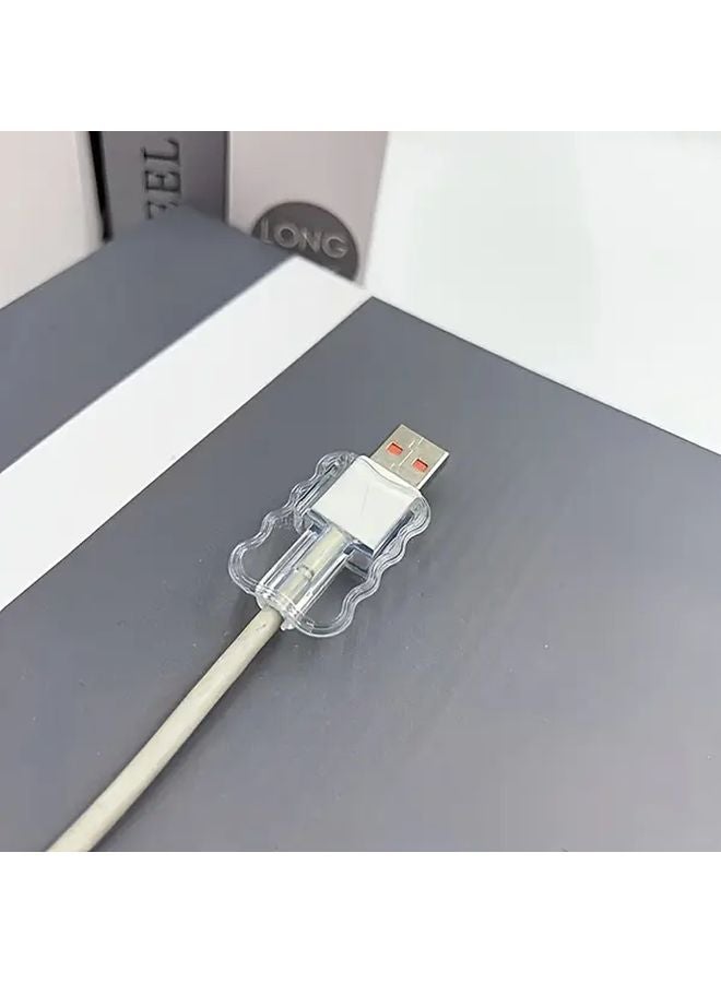 12pcs Wave Shaped Data Cable Protectors Prevent Breakage Mobile Phone Accessories - Image 5