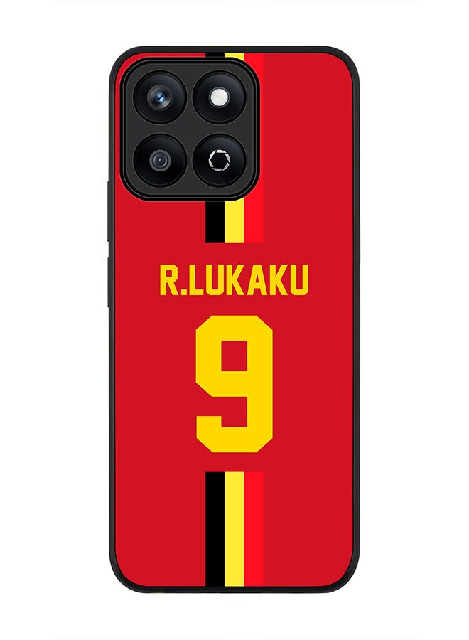 Stylizedd For Honor X7c 4G Case,Slim fit Camera Protection, Shockproof Thin Phone cover  - Football - Belgium,  R.Lukaku - Image 1