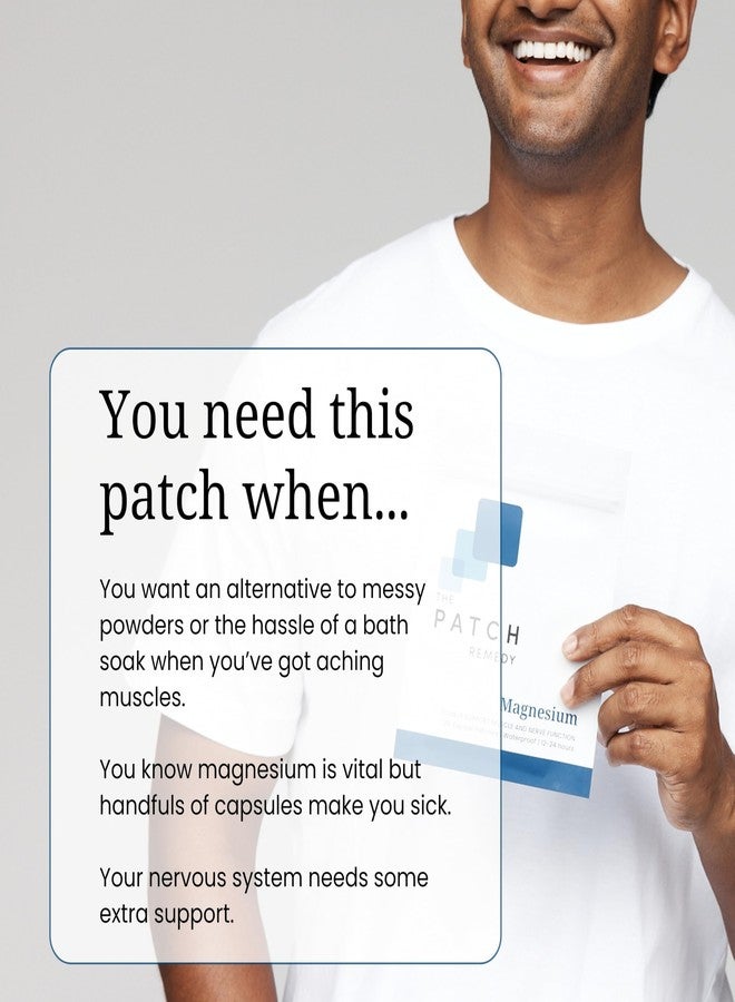 The Patch Remedy لصقات المغنيسيوم من ذا باتش ريميدي | جليسينات المغنيسيوم | 30 لصقة - Image 2