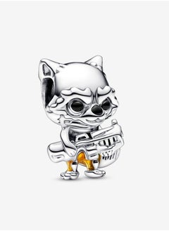 Chomel 925 Sterling Silver Marvel Guardians of the Galaxy Rocket Charm for Pandora Moments Women's Bracelet 792563C01  - Image 1