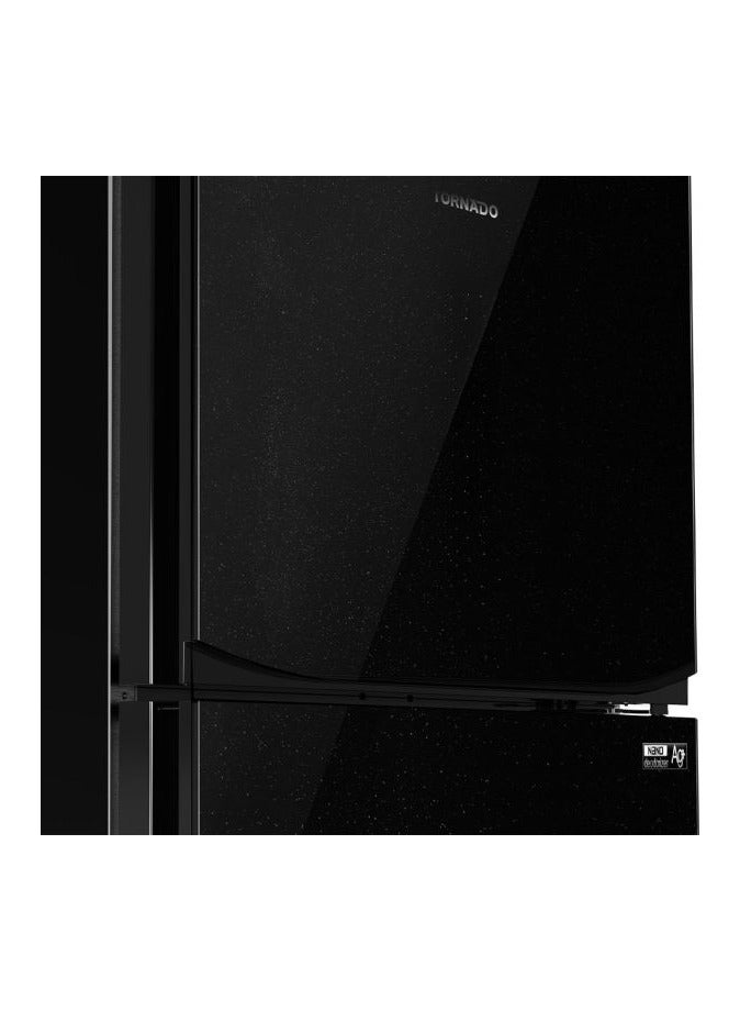TORNADO Refrigerator Inverter Motor Tropical No Frost 450 Liter Black Ag+ Nano Deodorizer Filter Hybrid Cooling System ABS material (Anti- Bacteria) Low Noise Design RF-580TV-BK RF-580TV-BK Black - Image 3