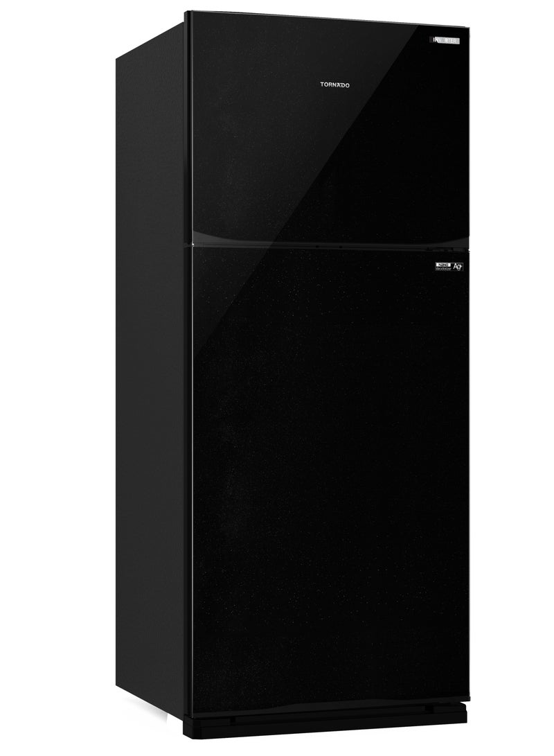 TORNADO Refrigerator Inverter Motor Tropical No Frost 450 Liter Black Ag+ Nano Deodorizer Filter Hybrid Cooling System ABS material (Anti- Bacteria) Low Noise Design RF-580TV-BK RF-580TV-BK Black - Image 2