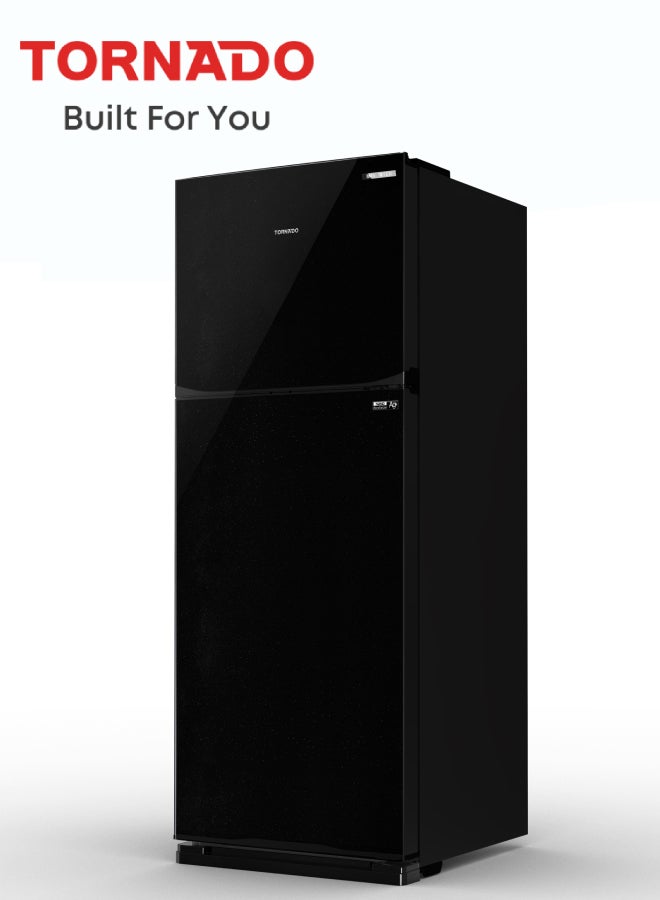 TORNADO Top-Mount Refrigerator 450 Liters Inverter No Frost, Tropical Compressor, Hybrid Cooling System, Ag+ Nano Deodorizer Filter, Anti-Bacterial ABS Interior, Class A Energy Rating, Low Noise, Black - RF-580TV-BK - 5-Year Compressor Warranty, 1-Year Free Warranty RF-580TV-BK Black - Image 2