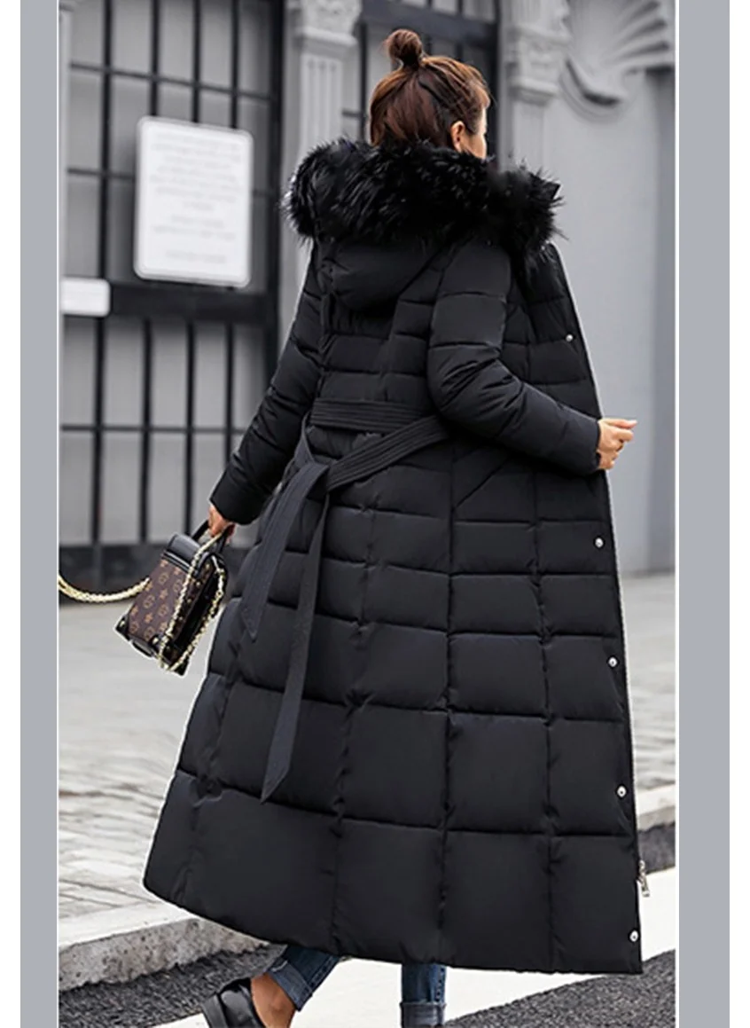 Barbora Casual Winter Full Length Women's Puffer Jacket