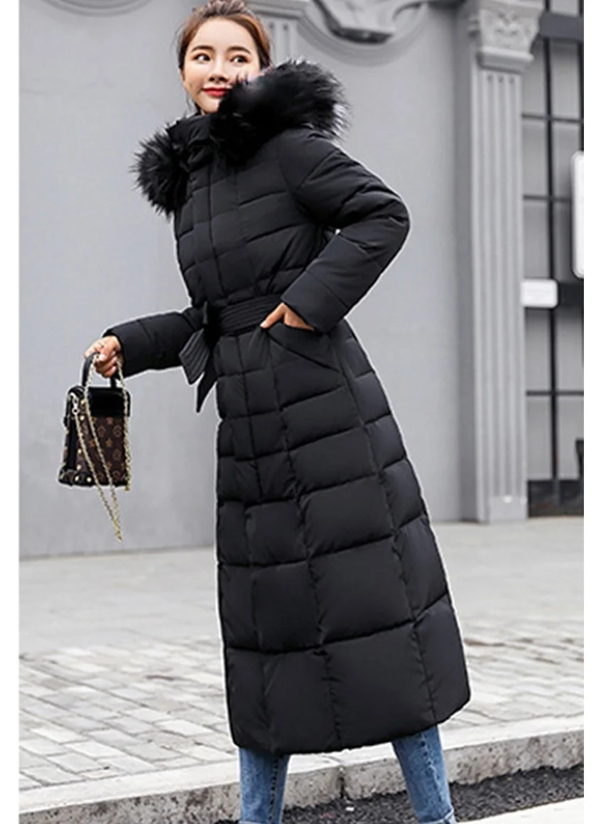 Barbora Casual Winter Full Length Women's Puffer Jacket