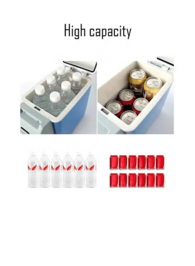 TIGER Small Fridge Mini Portable Refrigerator for Car, Home, Office, Truck & Boat – Lightweight Travel Cooler for Beverages, Snacks, Skincare & Medicine | Energy-Efficient Thermoelectric Mini Fridge with Quiet Operation | Ideal for Outdoor, Camping & On-the-Go Use  - Image 3