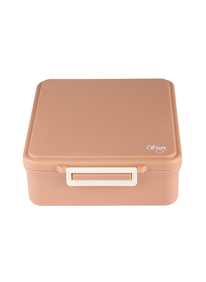 Citron Grand Lunchbox With 4 Compartments For Kids - Includes 1 Thermos Food Jar And 1 Sauce Container, Leak Proof And Bpa Free Lunch Box For Kids - Blush Pink  - Image 4