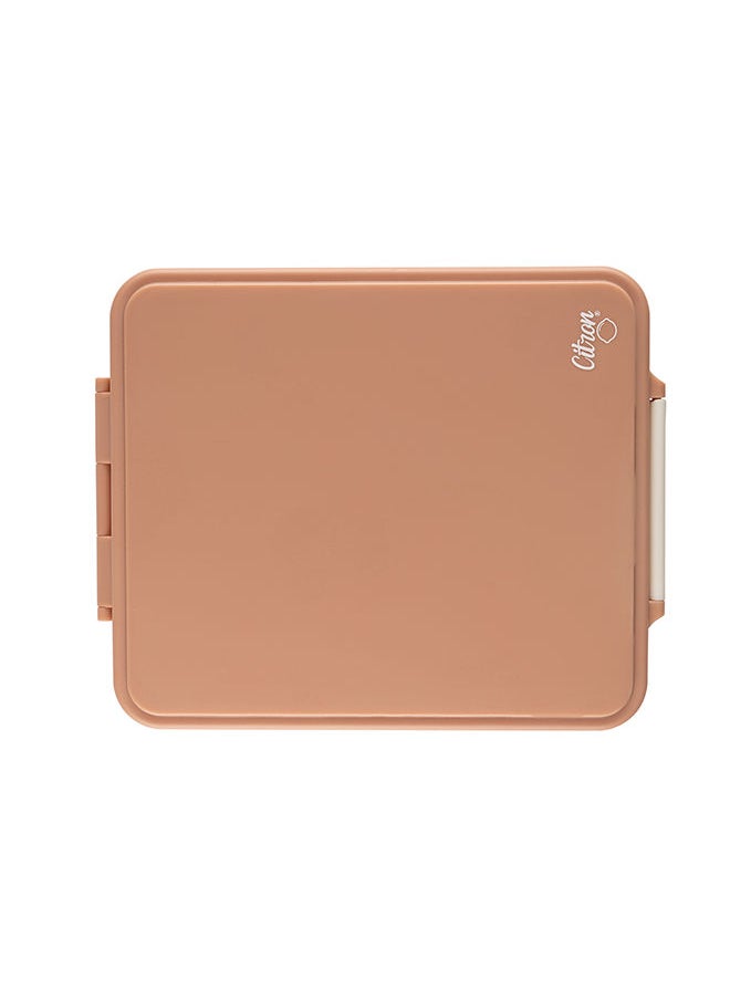 Citron Grand Lunchbox With 4 Compartments For Kids - Includes 1 Thermos Food Jar And 1 Sauce Container, Leak Proof And Bpa Free Lunch Box For Kids - Blush Pink  - Image 2