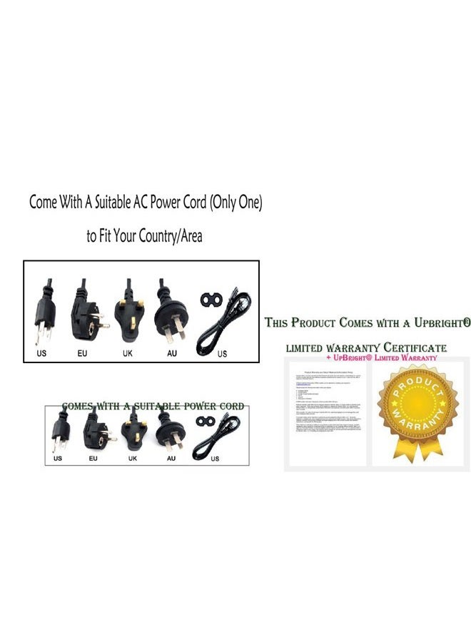 Upbright 24V AC/DC Adapter Compatible with Datacard SD260 SD360 SP35 SP55 CP60 CD800 SP25+ SD160 FP65i Evolis Primacy Badgy 100 200 Dualys 2 3 Zenius Tattoo Elypso Magicard Pronto 3649-0001 Printer - Image 5