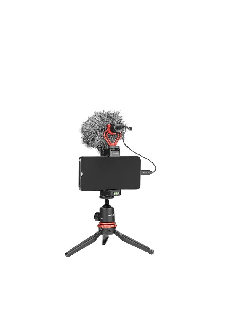 BOYA BY-K2 3.5mm TRS Male to USB Type-C Adapter Cable - Black - Image 2