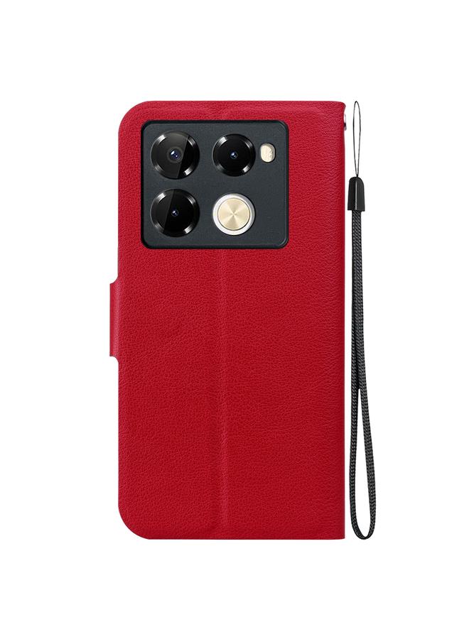erorex Case For Infinix Note 40 Pro 4G / 5G Ultra-thin Voltage Magnetic Buckle Leather Phone Case - Image 3