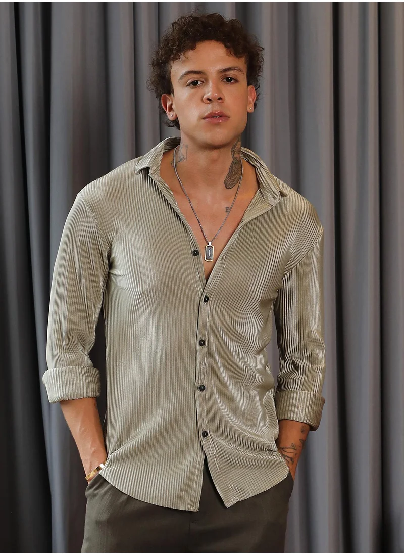 كامبوس سوترا Pleat-Creased Shirt