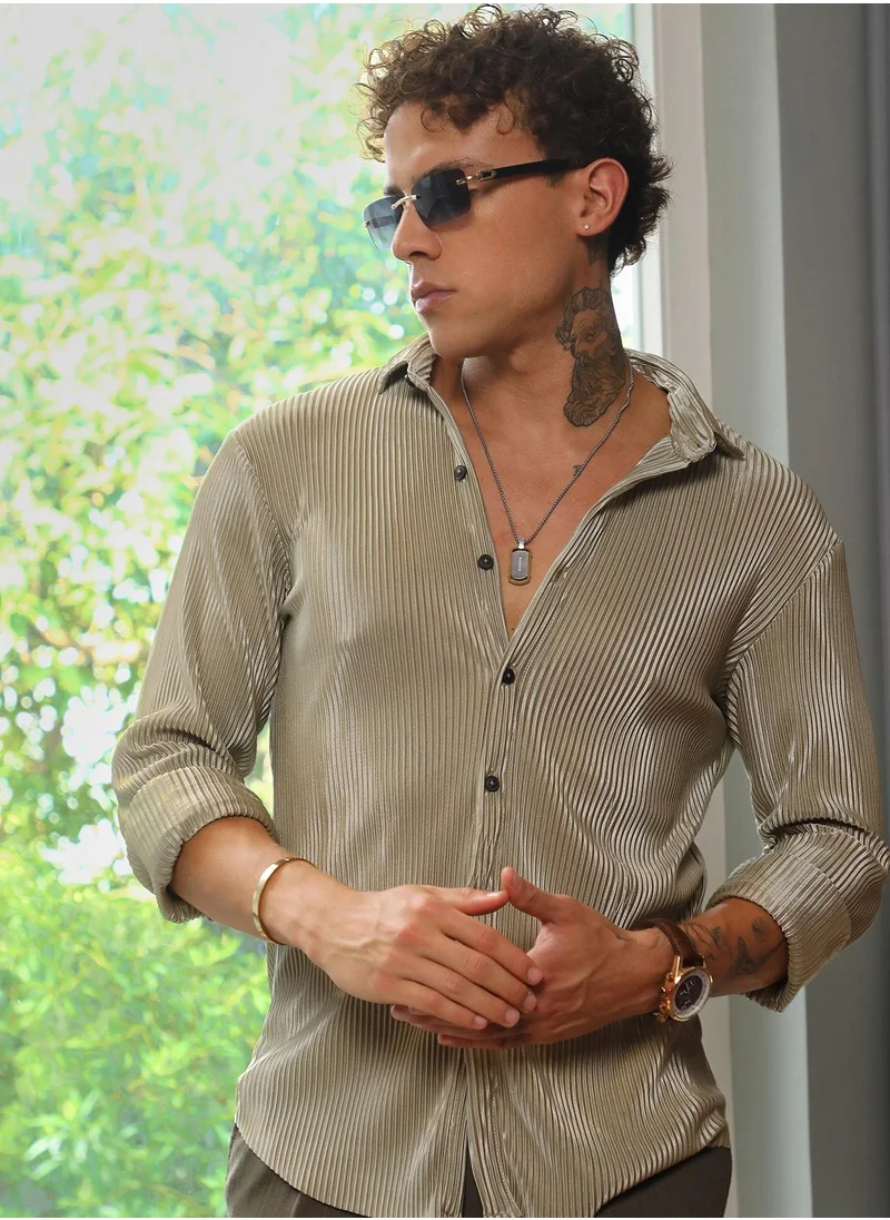 كامبوس سوترا Pleat-Creased Shirt